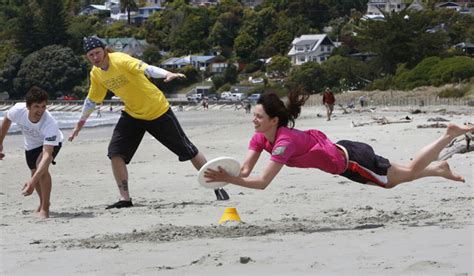 life s a beach for fans of ultimate frisbee nz