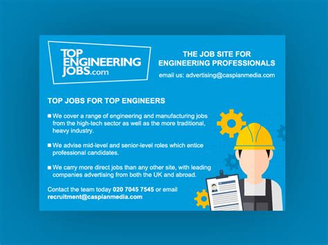 Top Engineering Jobs Advert By Claire Mcintosh On Dribbble