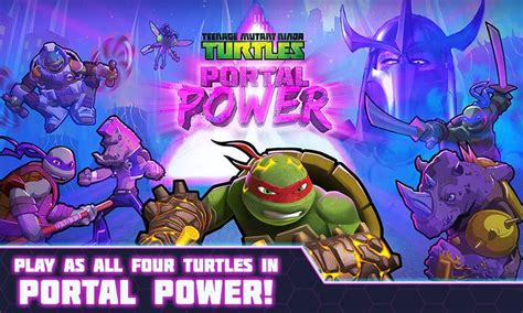 Teenage Mutant Ninja Turtles Portal Power İndir Android Için Ninja