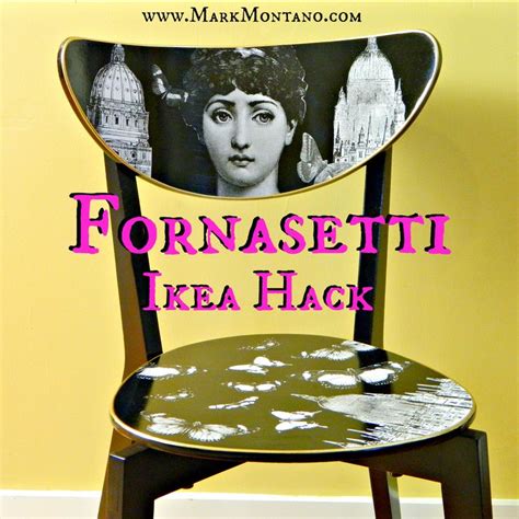 Ikea Hack Create A Beautiful Fornasetti Inspired Chair Using An