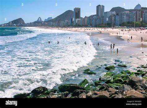 Copacabana Beach Rio De Janeiro Brazil Is One Of The Most Famous