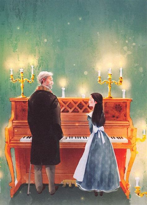 Beth Receiving The Piano From Old Mr Lawrence Illustration By Hanuol