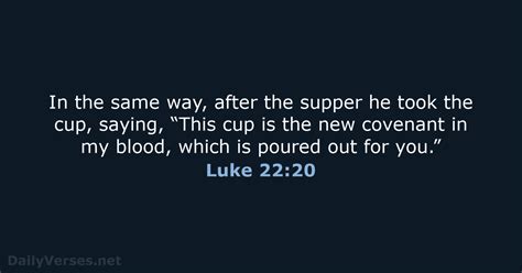 Luke 2220 Bible Verse