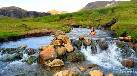 Bathe In A Hot River In The Beautiful Reykjadalur Valley In South Iceland