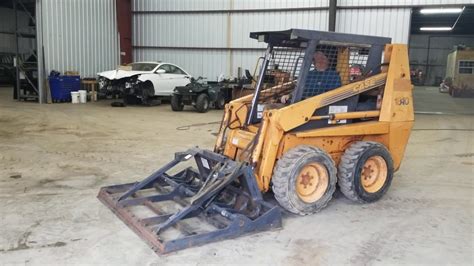 53 Hp Case 1840 Skid Steer With Edge Land Leveler Demonstrated Youtube