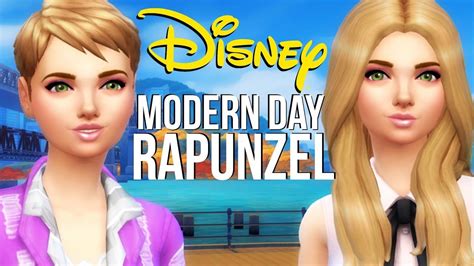 Rapunzel Modern Day Disney Sims 4 Create A Sim Modern Day