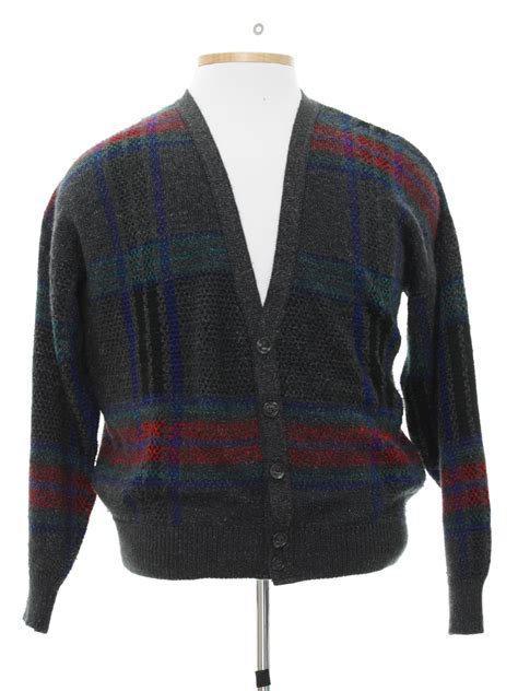 1980s Vintage Caridgan Sweater Late 80s Or Early 90s Jantzen Mens