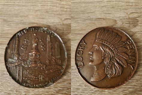 If you click on them we may earn a small commission. Does anyone have any information on this world's fair lucky penny? Does it have any value ...