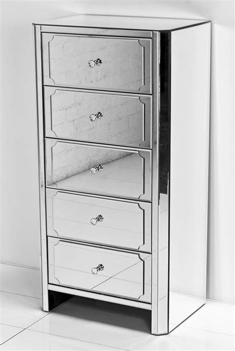 Includes matching dresser, bedside table and mirror. www.roomservicestore.com - Regency All Mirror 5 Drawer ...