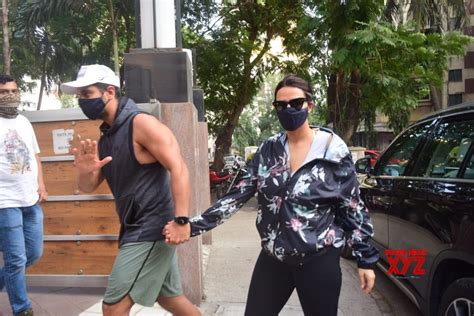 neha dhupia and angad bedi spotted in bandra gallery social news xyz