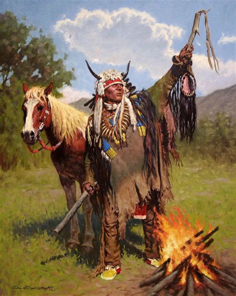 Recounting His Brave Deeds South American Art Native American