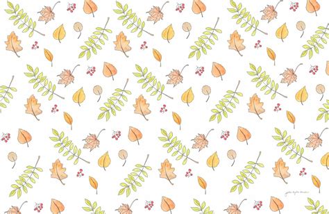 Autumn Pattern Desktop Wallpapers Wallpaper Cave