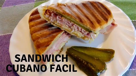 Sandwich Cubano Facil Como Hacer Un Sandwich Cubano Receta De Sandwich