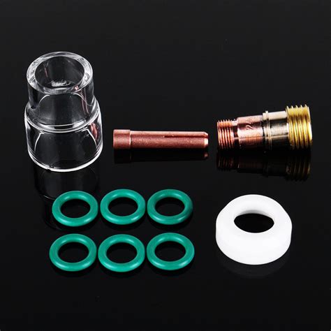 Pcs Tig Welding Torch Stubby Gas Lens Pyrex Cup Kit For Wp
