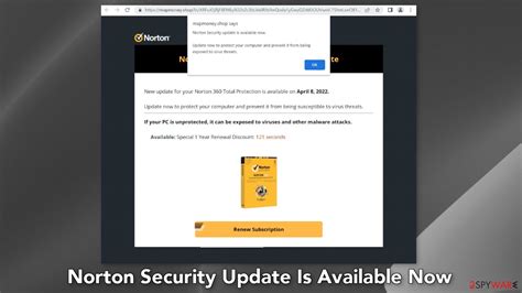 Remove Norton Security Update Is Available Now Scam Fake Free Guide