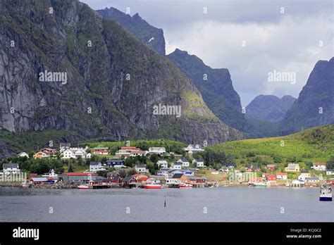 Lofoten Islands Reine Moskenes Norway Stock Photo Alamy
