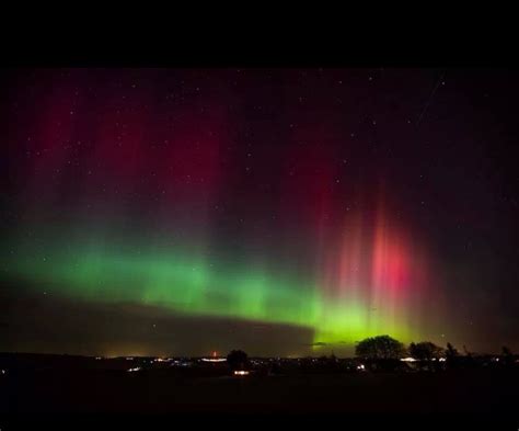 Northern Lights Over Inverurie And Oldmeldrum Last Night Northern