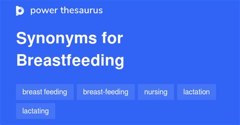 Breastfeeding Synonyms 193 Words And Phrases For Breastfeeding