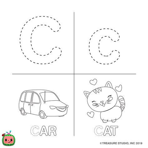 Free printable cocomelon coloring pages, cocomelon is an american youtube channel and streaming media show acquired by the british company moonbug entertainment and maintained by the american company treasure studio. ABC Coloring Pages — cocomelon.com in 2020 | Abc coloring ...