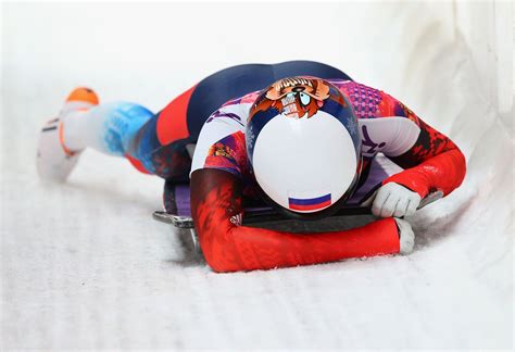 Olga Potylitsina Of Russia Reacts After Competing A Run During The Women S Skeleton C Getty Images