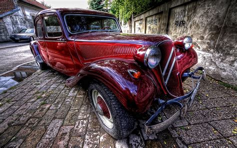 Amazing Old Car Hdr 1920 X 1200 Widescreen Wallpaper