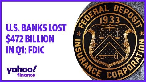 FDIC US Banks Lost 472 Billion In Q1 The Largest Decline In 39 Years