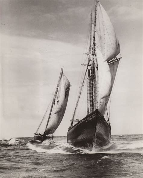 Naval Architecture — Lazyjacks Fishing Schooners On The Way To The