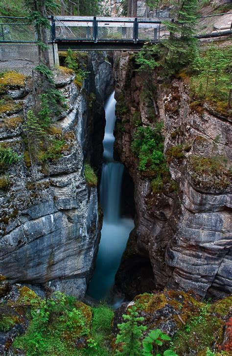 Lower Maligne Canyon Falls Alberta Canada World Waterfall Database