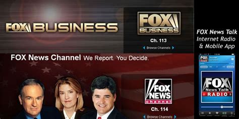 Fox Business News Xm Radio Bisunis