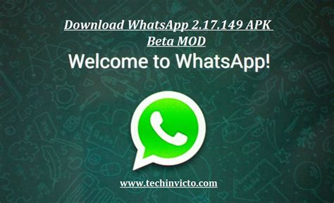 Mostly, whatsapp messenger is smaller than other applications on the market (31 mb). Download & Install WhatsApp 2.17.149 APK Beta MOD CRACK LATEST | Techinvicto
