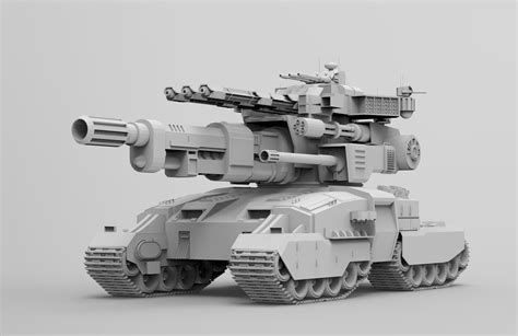 Artstation Scifi Future Concept Tank