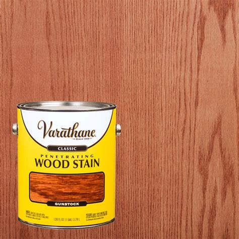 Varathane 1 gal. Gunstock Classic Wood Interior Stain-340630 - The Home 