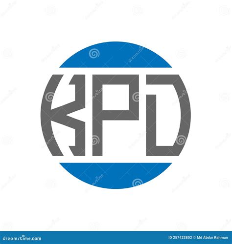 Kpd Letter Logo Design On White Background Kpd Creative Initials