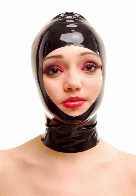 Latex Hood With Open Face The Black Room Las Vegas