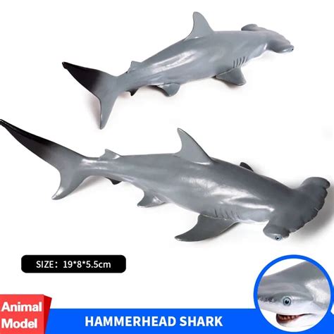 Oenux Sea Life Animals Hammerhead Shark Model Marine Animal Whale Shark