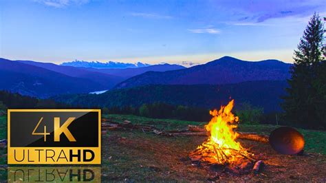 8 Hours Relaxing Fireplace Sounds Crackling Fire Sounds 4k Nature