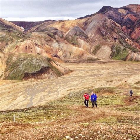 Landmannalaugar Natural Landmarks Hiking Trails Iceland