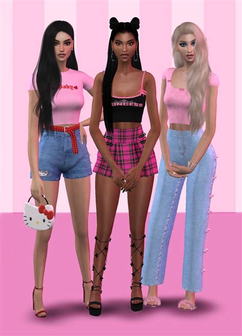 Sims 4 Cc Finds — Simstefani ༺ ♡ 🐱 Harajuku Collection 🐱 In 2022
