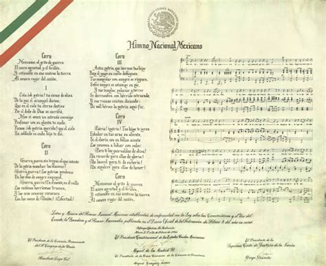 Himno Nacional Mexicano Jaime Nunó Y Francisco González Bocanegra