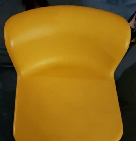 Vintage Little Tikes Child Size Chunky Chair Yellow Ebay