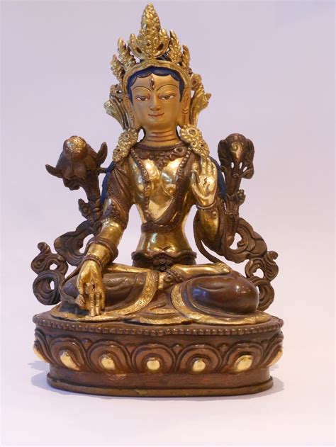 Newari Sculpture Of Tara At Khazana Tara Is A Female Bodhisattva