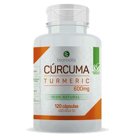 C Rcuma Turmeric C Psulas Bioroots Otimanutri