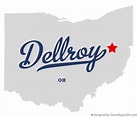 Map of Dellroy, OH, Ohio