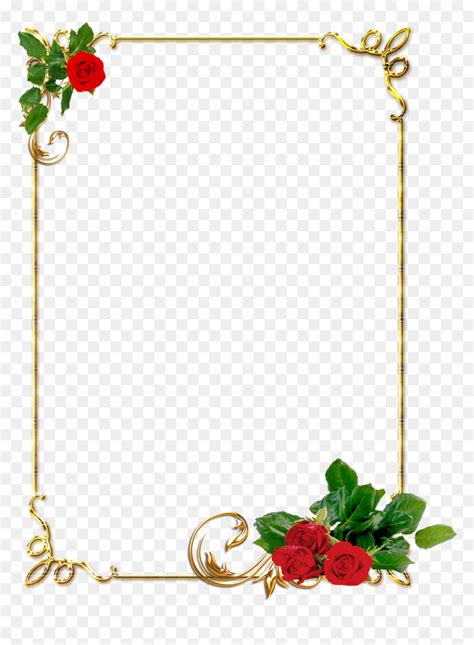 frame flower border design hd png download is pure and creative png image uploaded by designer