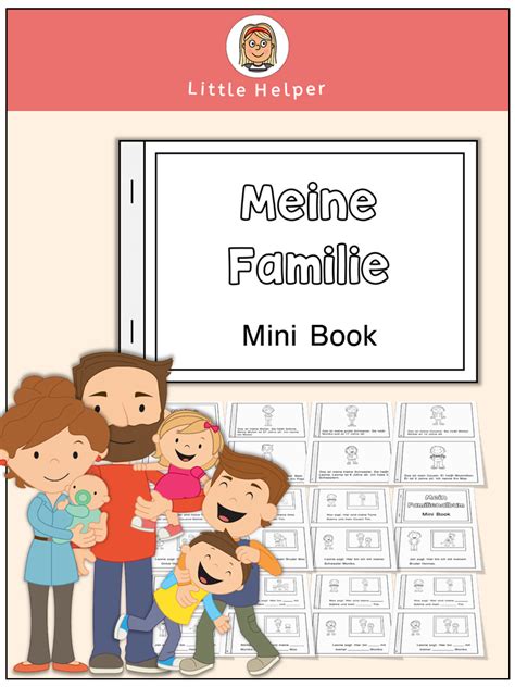 German Mini Book Meine Familie Language Learning Apps Language