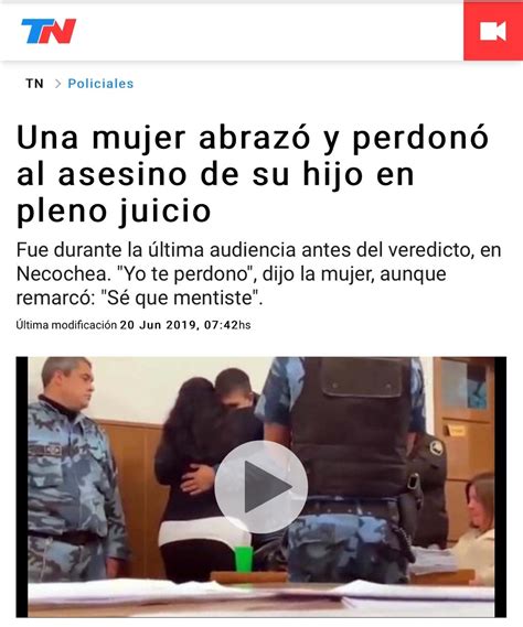 La Madre Necochense Que Perdonó Al Asesino De Su Hijo Conmueve Al País Diario Cuatro Vientos
