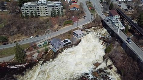 Bracebridge Falls 2019 Flood Muskoka Youtube