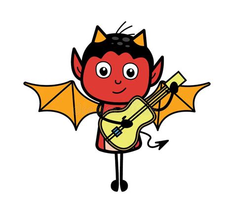 Devil Playing Guitarsatanic Stock Illustration Illustration Of