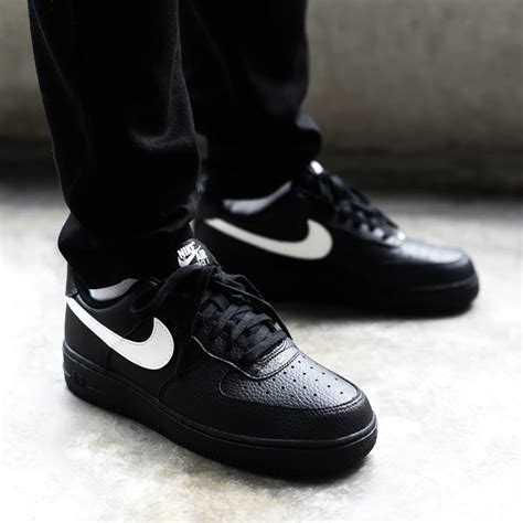 Air Force 1 Low 07 Black White Swoosh Aa4083 001 For Sale