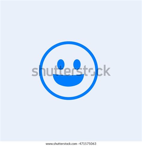 Whatsapp Send Emoji Icon Vector Smile Stock Vector Royalty Free 471575063